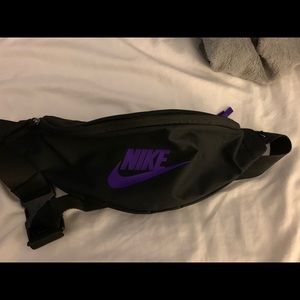 Purple bike Fanny pack